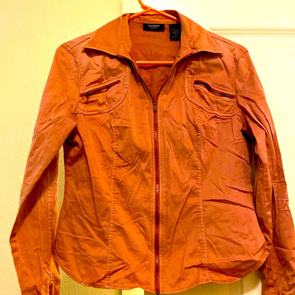 Very nice Jean like Jacket, like new no rips no stains